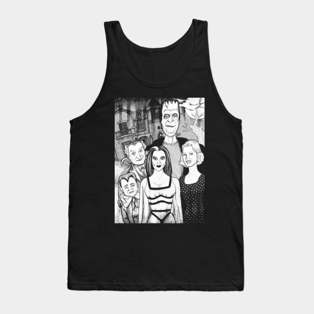 Freaky Family Tank Top by SquareDog